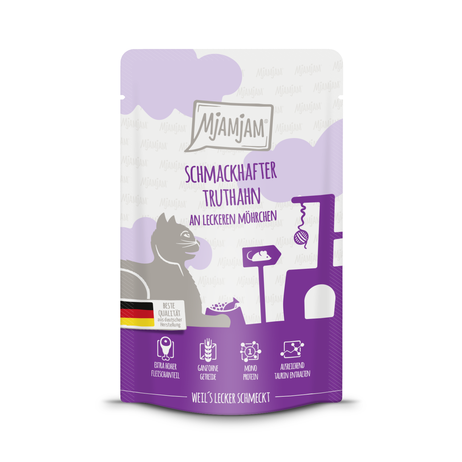 MjAMjAM - Quetschie ? Schmackhafter Truthahn an leckeren Möhrchen ? 125 g