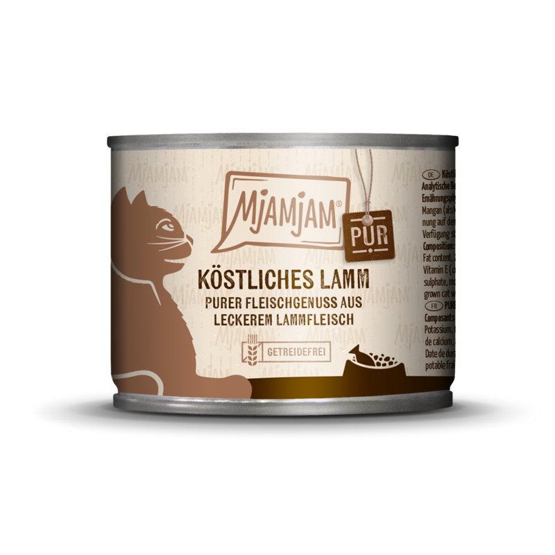 MjAMjAM – Köstliches Lamm PUR 🐱 200 g MjAMjAM – Köstliches Lamm PUR 🐱 200 g