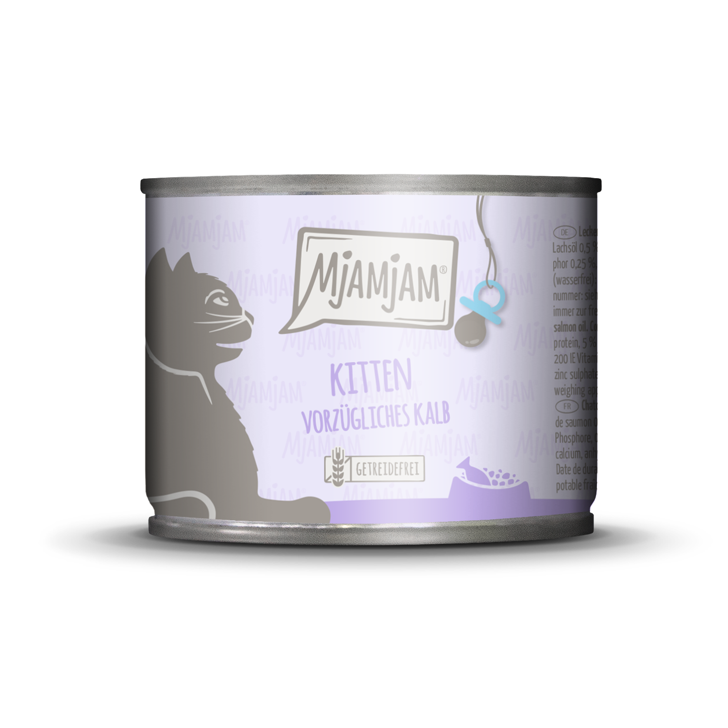 MjAMjAM – Mahlzeit für Kitten ? Vorzügliches Kalb mit Lachsöl ? 200 g