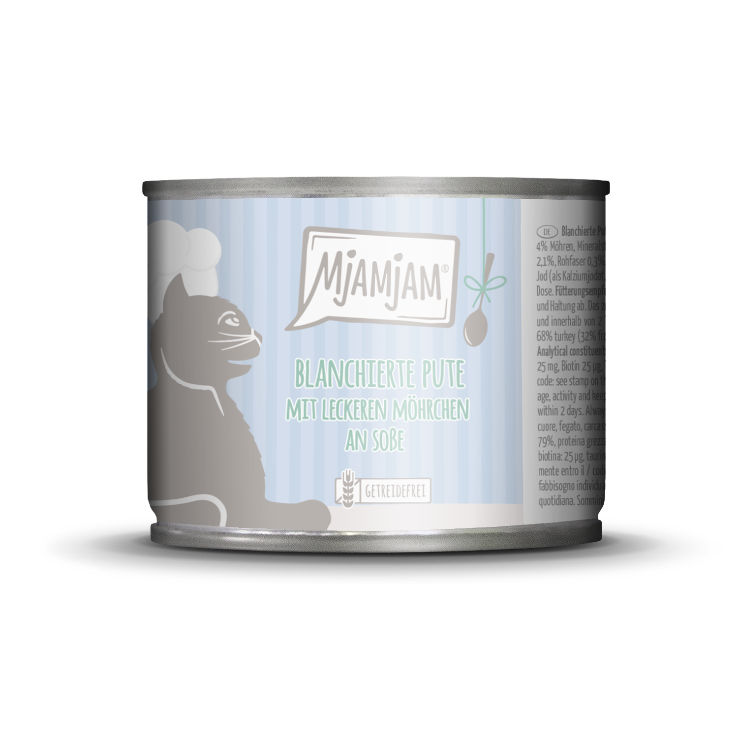 MjAMjAM – Blanchierte Pute mit leckeren Möhrchen an Soße ? 185 g