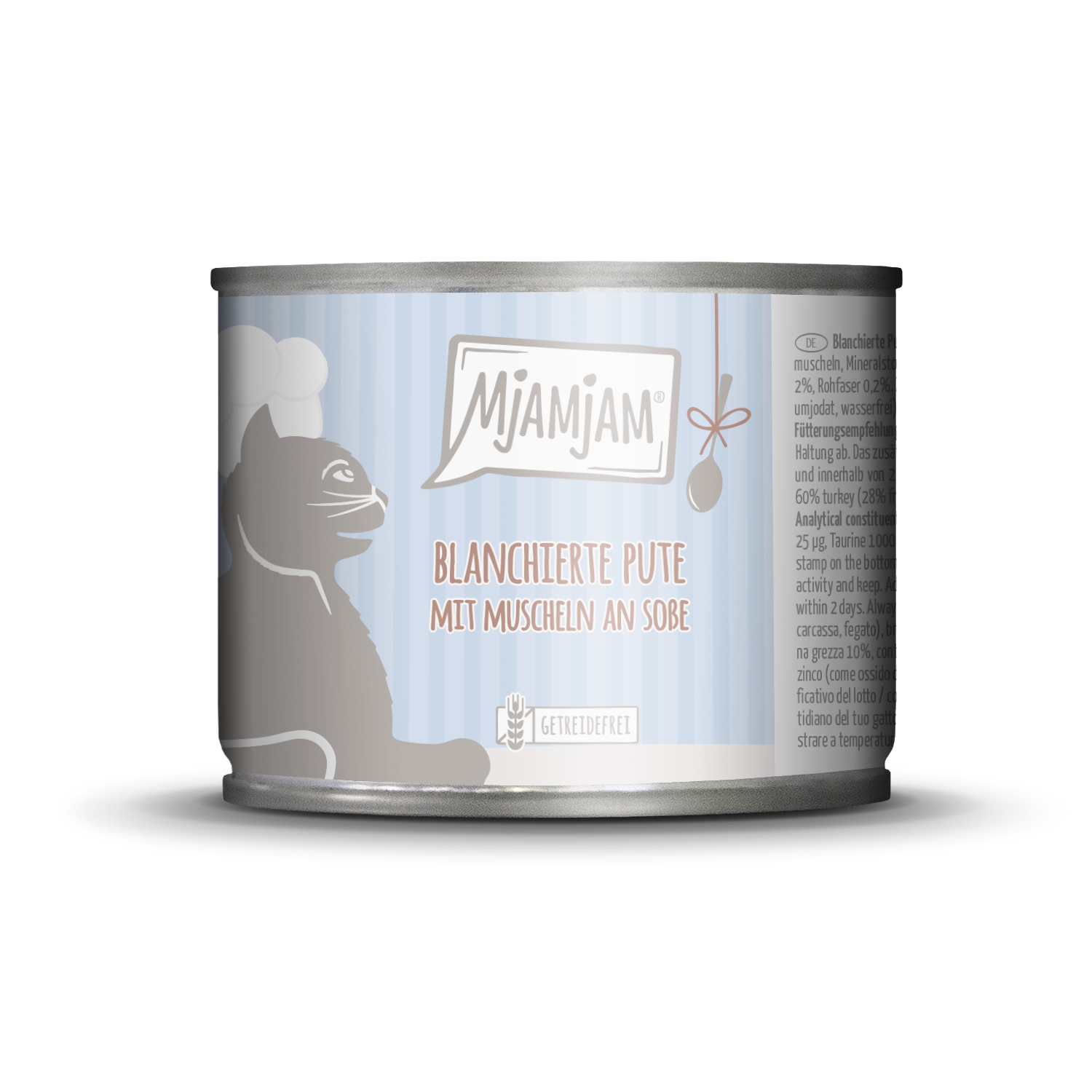 MjAMjAM – Blanchierte Pute mit Muscheln an Soße ? 185 g