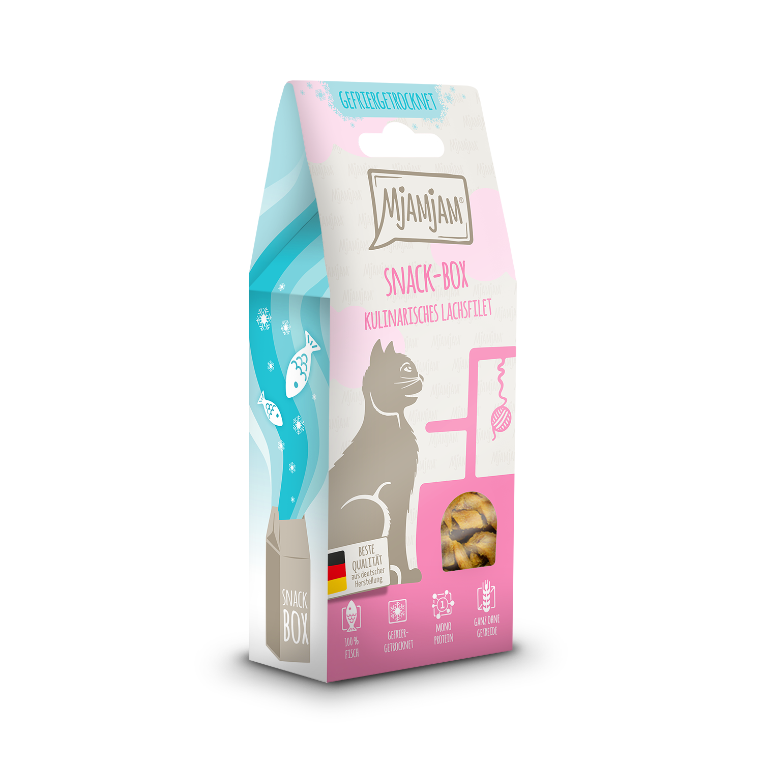 MjAMjAM - Snackbox ? Kulinarisches Lachsfilet ? 50 g