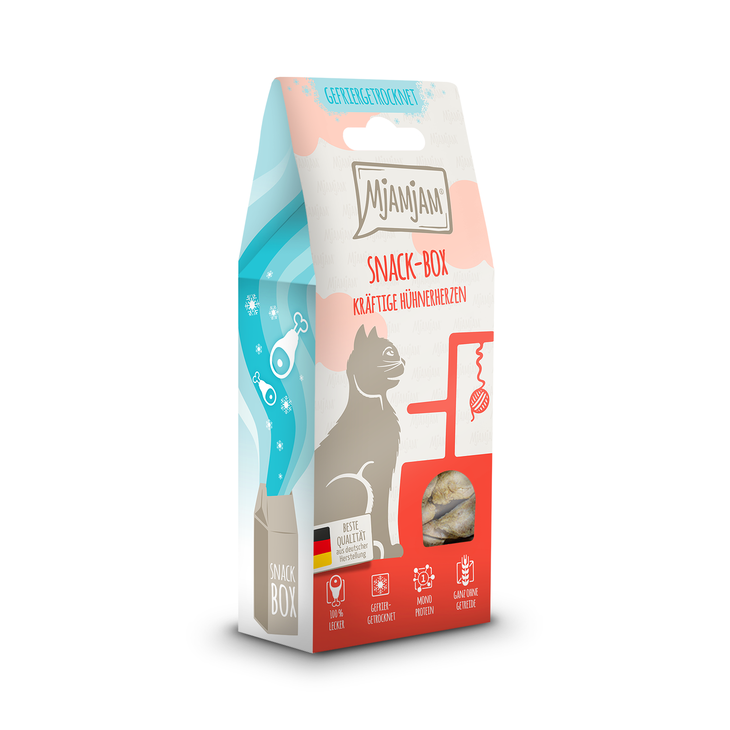 MjAMjAM - Snackbox ? Kräftige Hühnerherzen ? 35 g