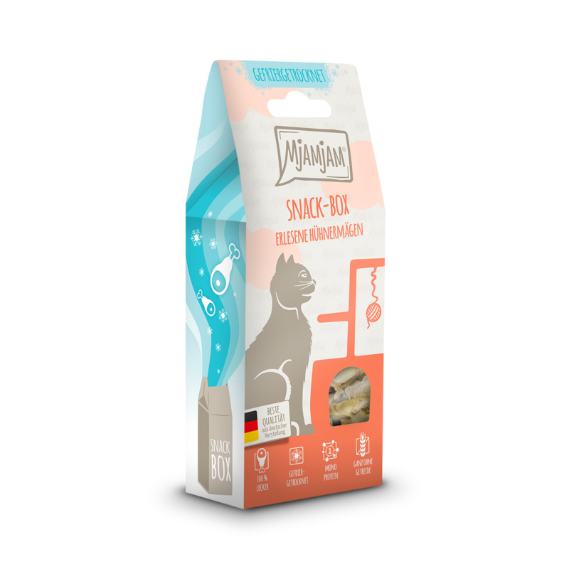 MjAMjAM - Snackbox 🐱 Erlesene Hühnermägen 🐱 35 g MjAMjAM - Snackbox 🐱 Erlesene Hühnermägen 🐱 35 g
