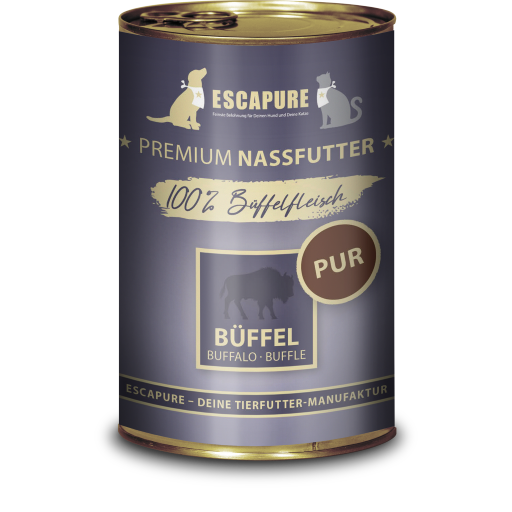 Escapure - Büffel PUR 🐶🐱 400 g Escapure - Büffel PUR 🐶🐱 400 g
