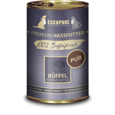 Escapure - Büffel PUR 🐶🐱 400 g