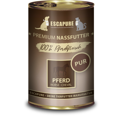 Escapure - Pferd PUR 🐶🐱 400 g Escapure - Pferd PUR 🐶🐱 400 g