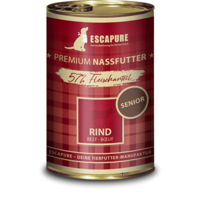 Escapure - Senior Menü Rind ? 400 g Escapure - Senior Menü Rind ? 400 g
