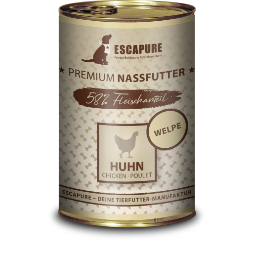 Escapure - Welpen Menü Hähnchen 🐶 400 g Escapure - Welpen Menü Hähnchen 🐶 400 g