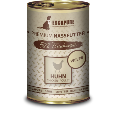 Escapure - Welpen Menü Hähnchen 🐶 400 g Escapure - Welpen Menü Hähnchen 🐶 400 g