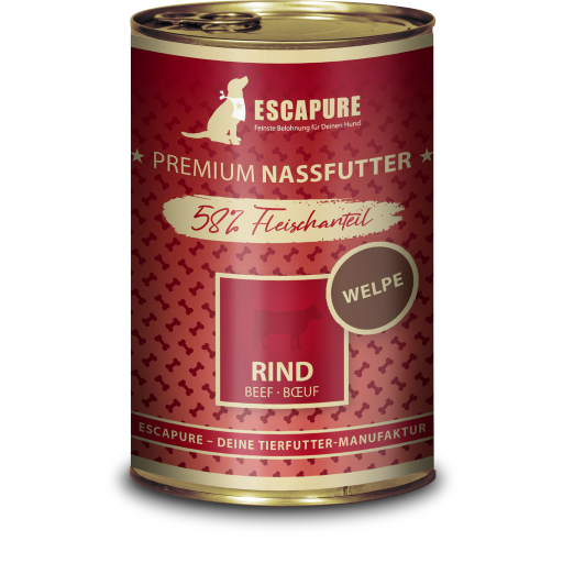 Escapure - Welpen Menü Rind 🐶 400 g Escapure - Welpen Menü Rind 🐶 400 g