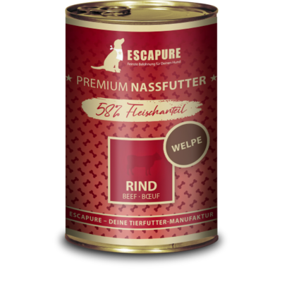 Escapure - Welpen Menü Rind 🐶 400 g Escapure - Welpen Menü Rind 🐶 400 g