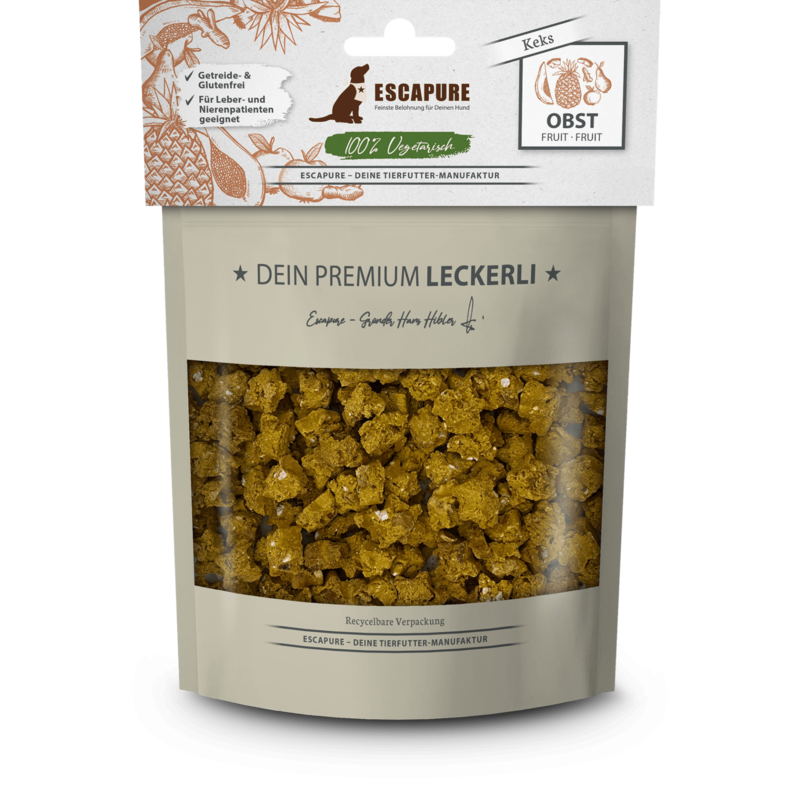 Escapure - Obstkeks 🐶 150 g Escapure - Obstkeks 🐶 150 g