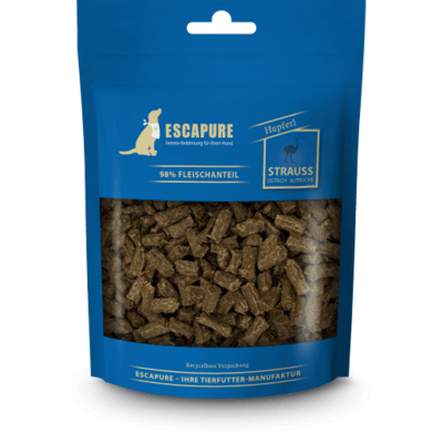 Escapure - Straussen Hupferl 🐶 150 g Escapure - Straussen Hupferl 🐶 150 g