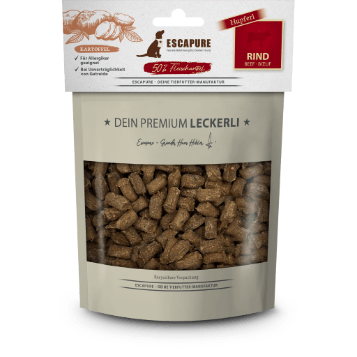 Escapure - Rinder Hupferl mit Kartoffel 🐶 150 g Escapure - Rinder Hupferl mit Kartoffel 🐶 150 g