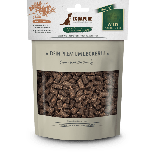 Escapure - Wild Hupferl mit Weißdorn 🐶 150 g Escapure - Wild Hupferl mit Weißdorn 🐶 150 g