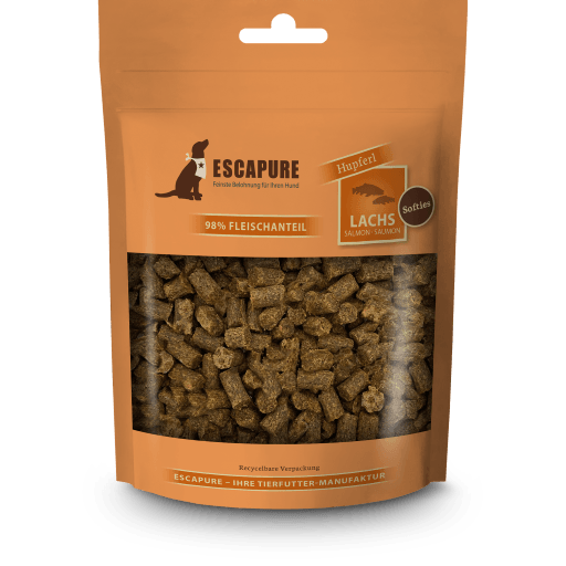 Escapure - Lachs Hupferl Softies 🐶 150 g Escapure - Lachs Hupferl Softies 🐶 150 g
