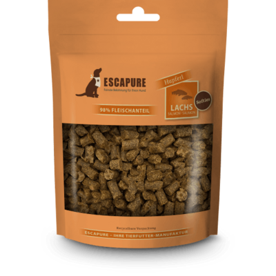 Escapure - Lachs Hupferl Softies 🐶 150 g Escapure - Lachs Hupferl Softies 🐶 150 g