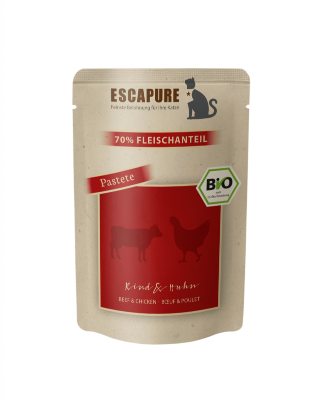 Escapure - BIO Rind & Huhn 🐱 100 g Escapure - BIO Rind & Huhn 🐱 100 g