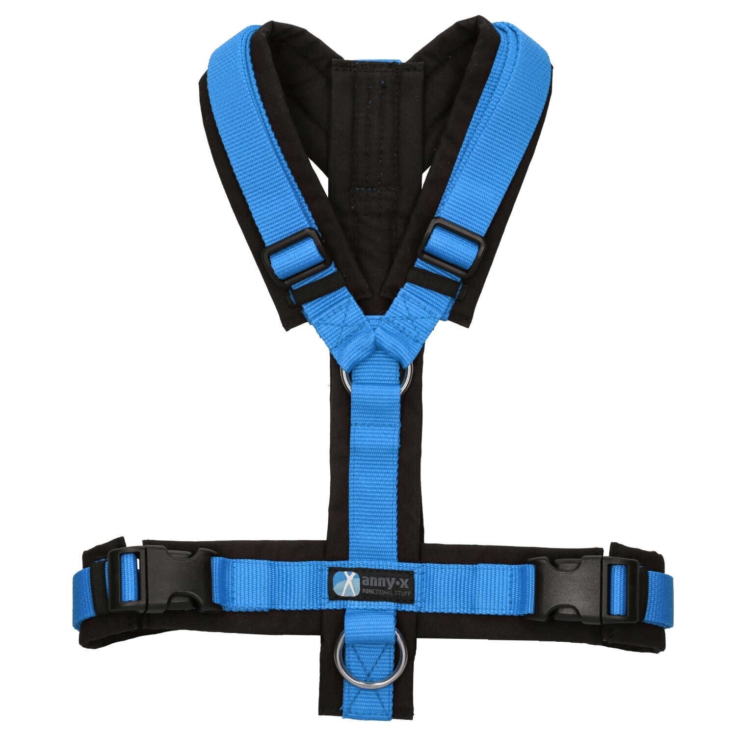 anny.x - Brustgeschirr Fun ? schwarz/blau ? S