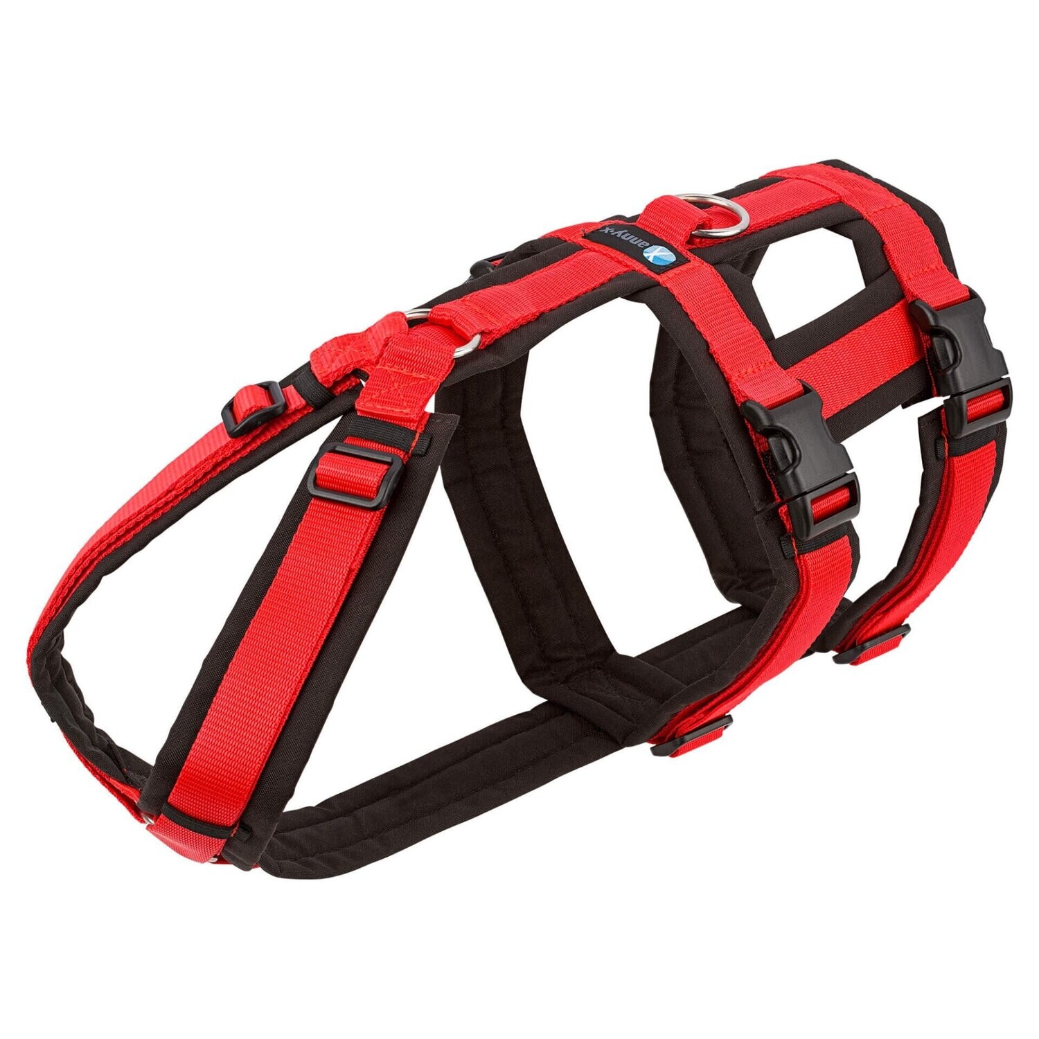 anny.x - Brustgeschirr Safety Fun ? schwarz/rot ? S