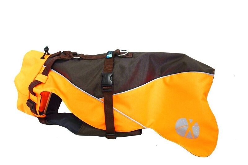 anny.x - Mantelgeschirr Protect Atlantic 🐶 leuchtorange/braun 🐶 L/76 anny.x - Mantelgeschirr Protect Atlantic 🐶 leuchtorange/braun 🐶 L/76