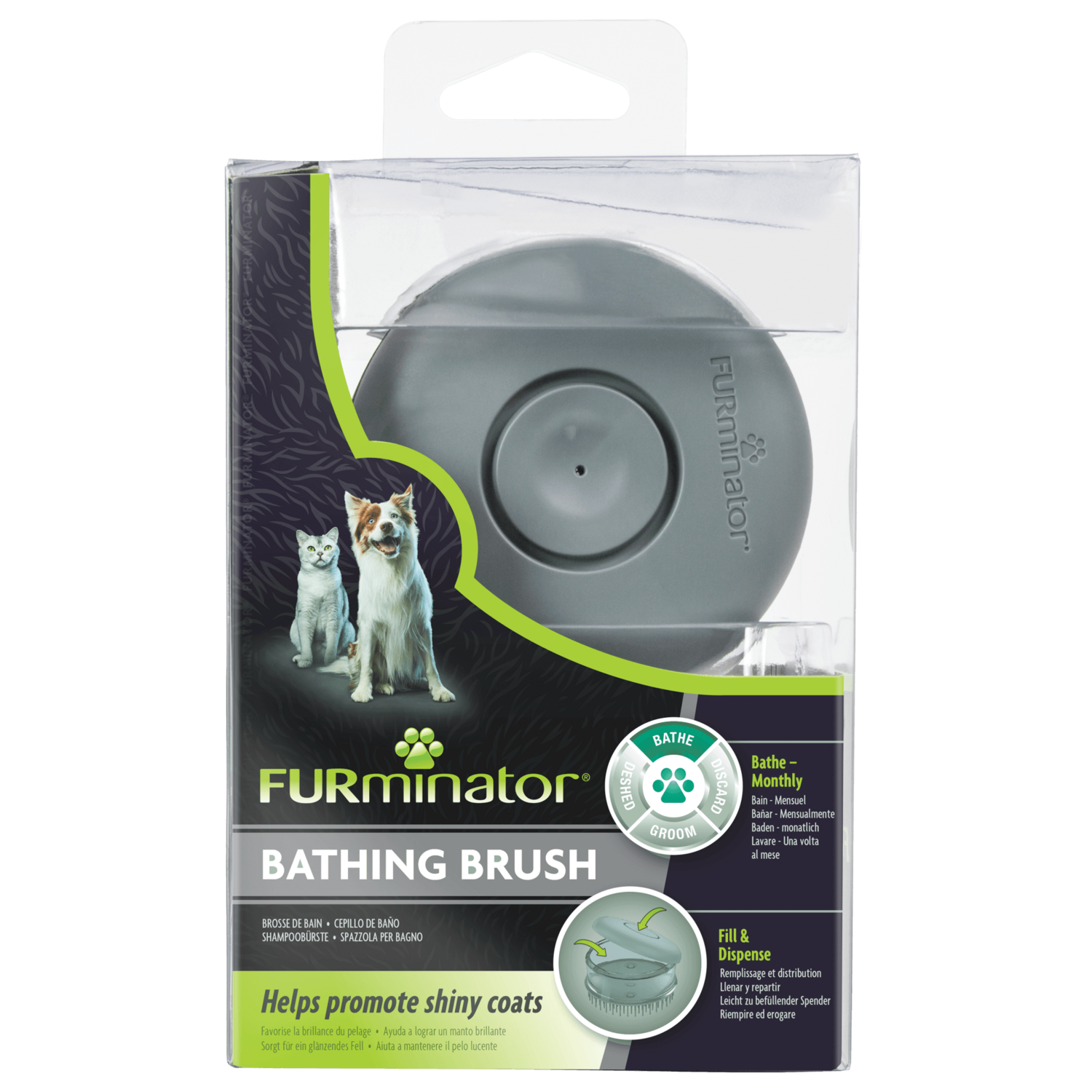 FURminator® - Shampoobürste ?? für Hunde und Katzen ??