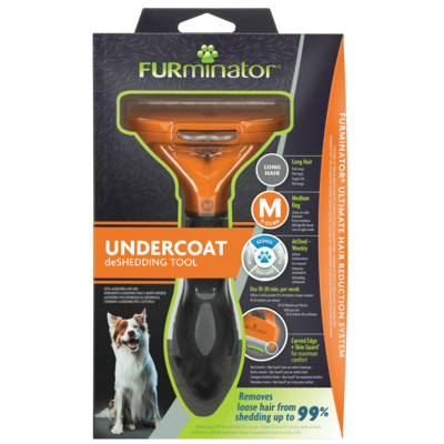 FURminator® - Undercoat deShedding Tool 🐶 M / Langhaar 🐶 FURminator® - Undercoat deShedding Tool 🐶 M / Langhaar 🐶