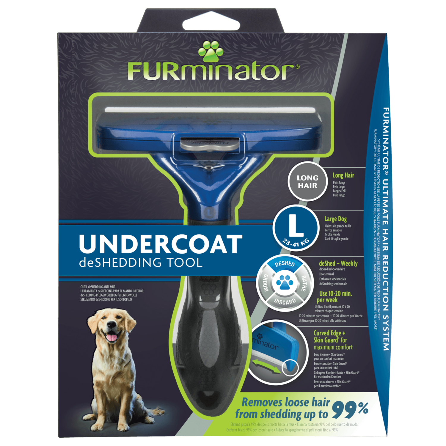 FURminator® - Undercoat deShedding Tool ? L / Langhaar ?