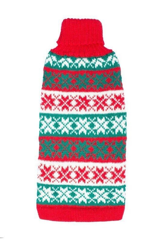 Alqo Wasi - Christmas Red 🐶 Alpaka-Hundepullover 🐶 Gr. L Alqo Wasi - Christmas Red 🐶 Alpaka-Hundepullover 🐶 Gr. L