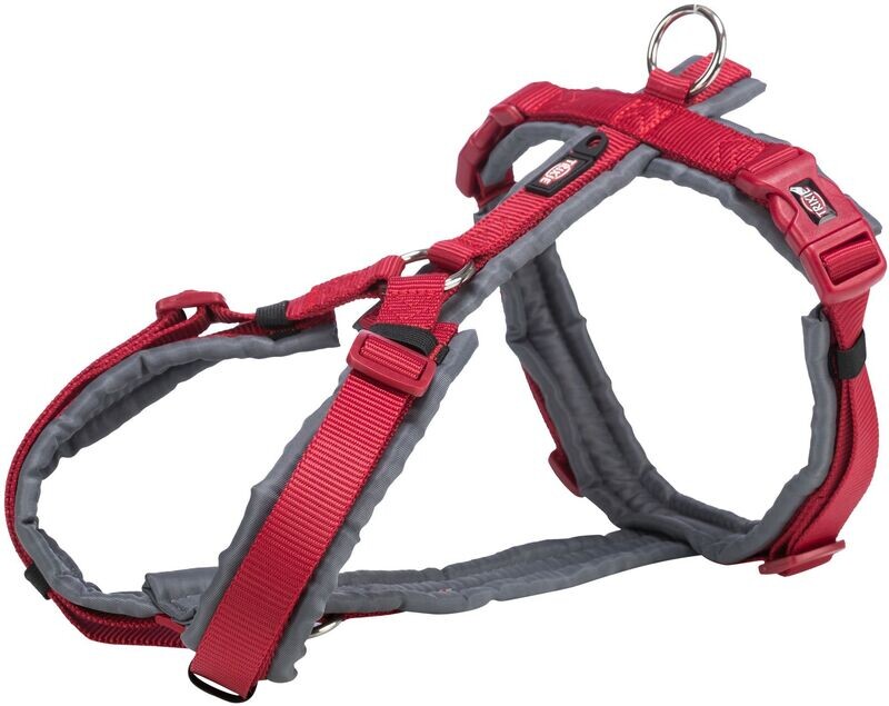 TRIXIE - Trekking-Geschirr 🐶 rot/grafit 🐶 S TRIXIE - Trekking-Geschirr 🐶 rot/grafit 🐶 S