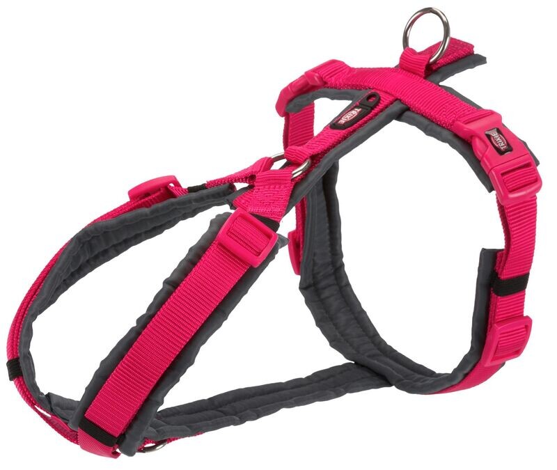 TRIXIE - Trekking-Geschirr 🐶 fuchsia/grafit 🐶 M TRIXIE - Trekking-Geschirr 🐶 fuchsia/grafit 🐶 M