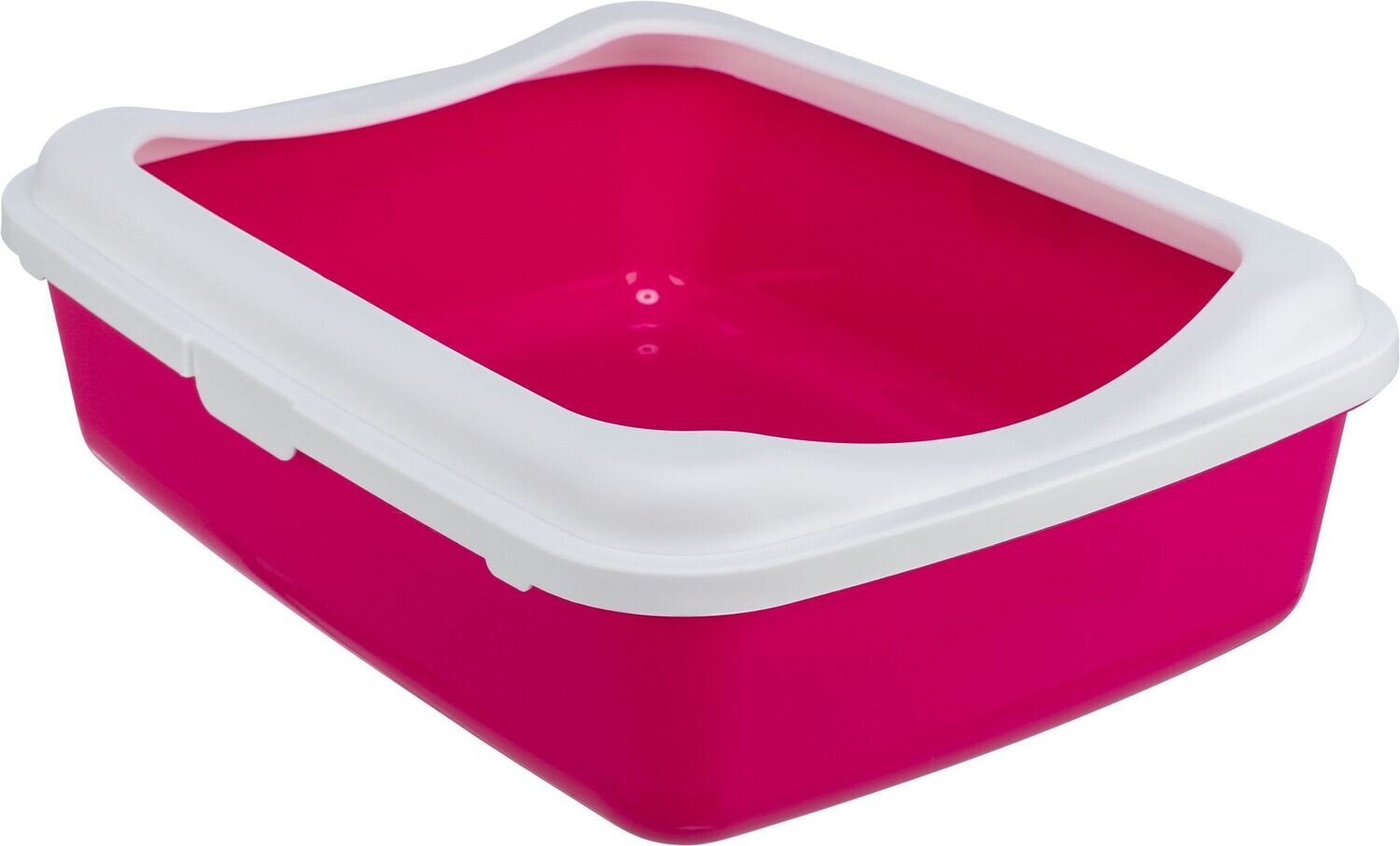 TRIXIE - Katzentoilette Classic ? pink/weiß ? 37 x 15 x 48 cm