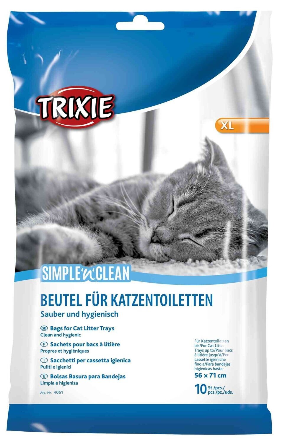 TRIXIE - Katzentoiletten-Beutel ? Simple'n'Clean ? XL