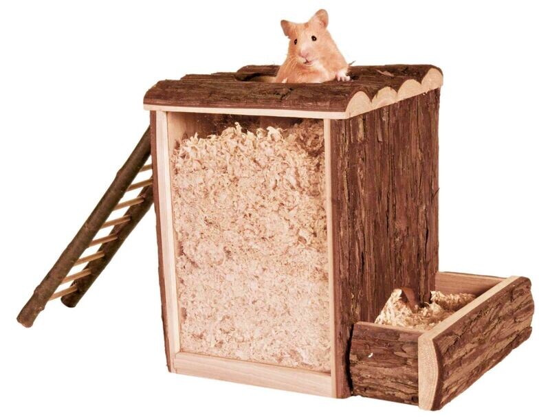 TRIXIE - Spiel- und Buddelturm 🐹 25 x 24 x 20 cm 🐹 TRIXIE - Spiel- und Buddelturm 🐹 25 x 24 x 20 cm 🐹