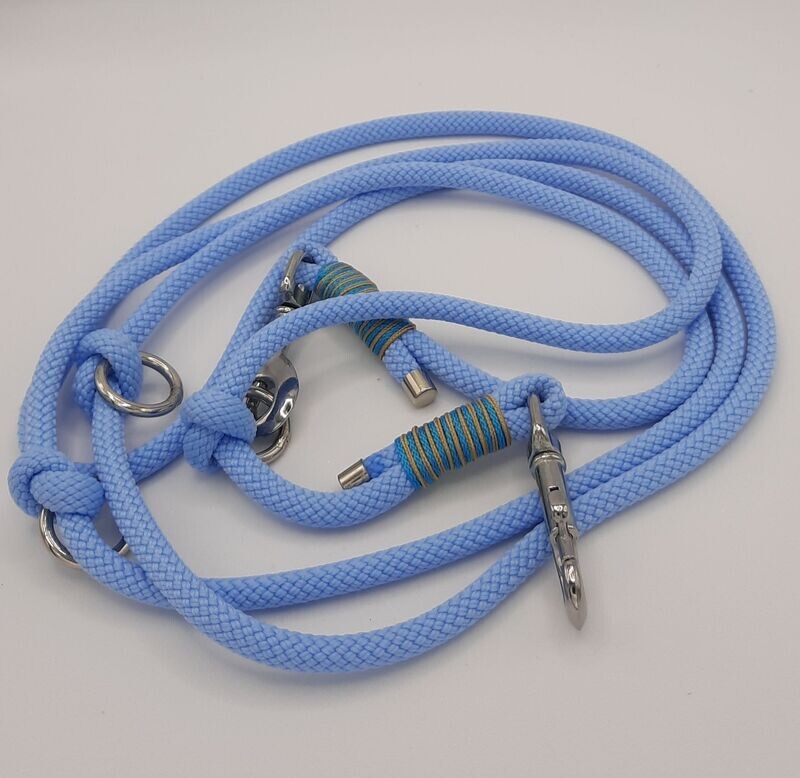 Räuberpony Design - Seilleine 🐶 polarblau 🐶 2 m • Ø 6 mm Räuberpony Design - Seilleine 🐶 polarblau 🐶 2 m • Ø 6 mm