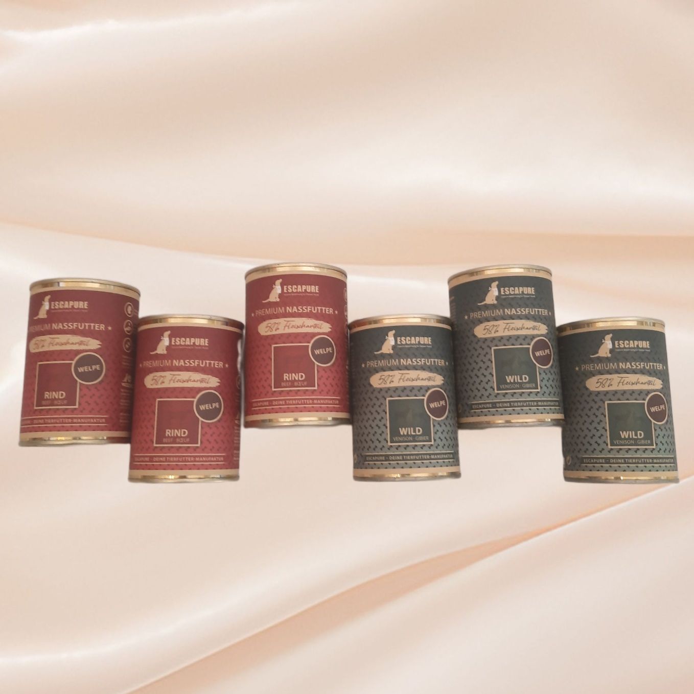 Escapure -  Mixpaket ? Welpe 2 ?  6 x 400 g