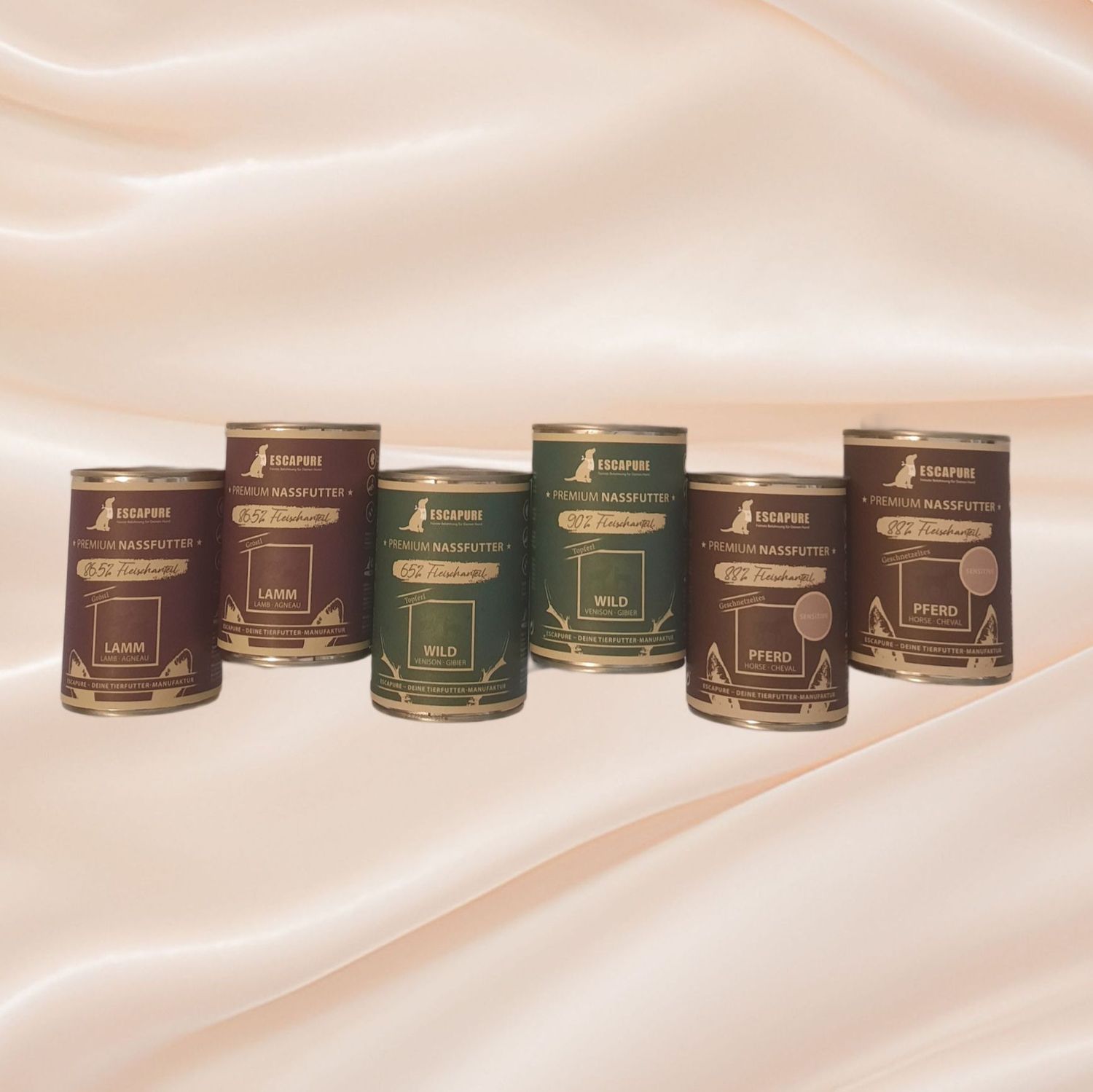 Escapure - Mixpaket ? Adult 3 ? 6 x 400 g