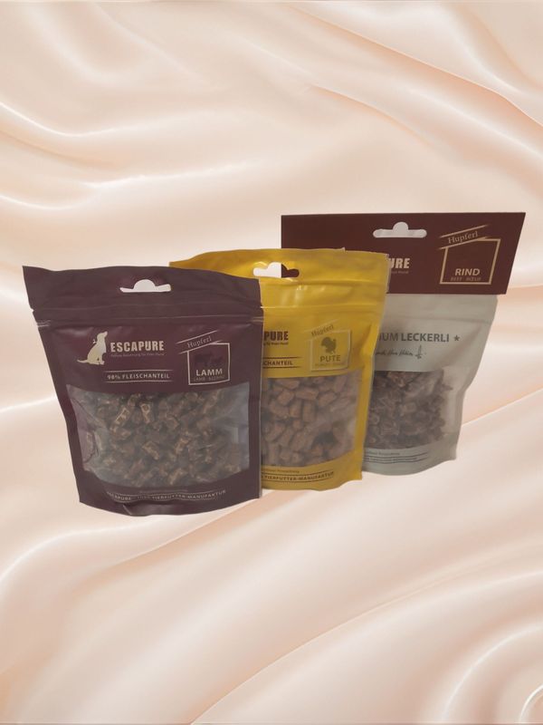 Escapure - Mixpaket 🐶 Hupferl Gemischt 1 🐶 3 x 150 g