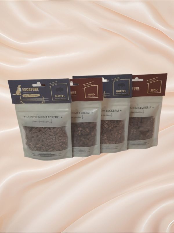 Escapure - Mixpaket 🐶 Hupferl Gemischt 4 🐶 4 x 150 g Escapure - Mixpaket 🐶 Hupferl Gemischt 4 🐶 4 x 150 g