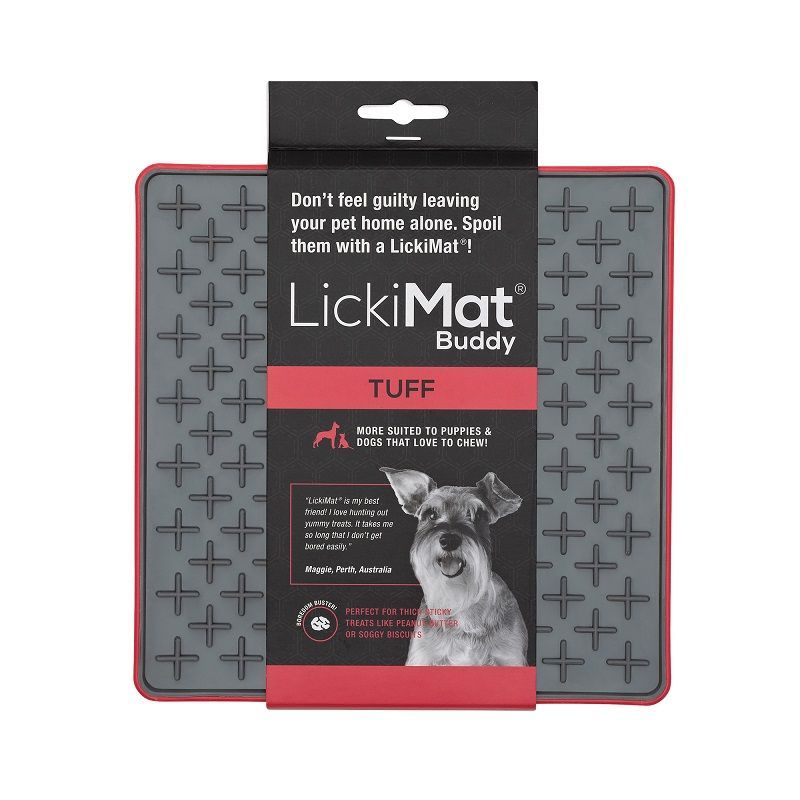 LickiMat - Tuff 🐶 Buddy 🐶 red LickiMat - Tuff 🐶 Buddy 🐶 red