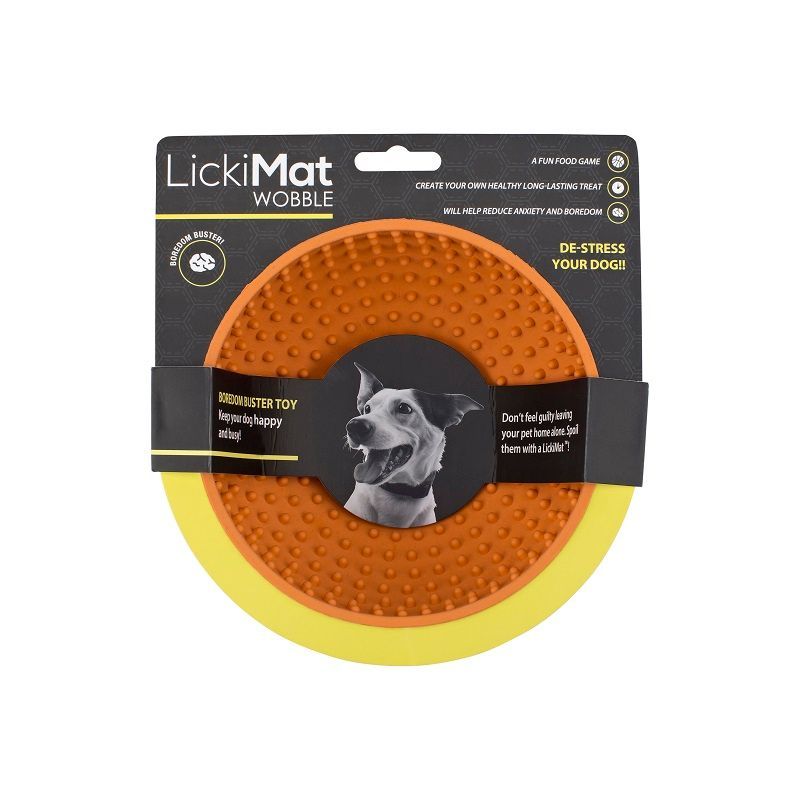 LickiMat - Wobble 🐶 orange LickiMat - Wobble 🐶 orange
