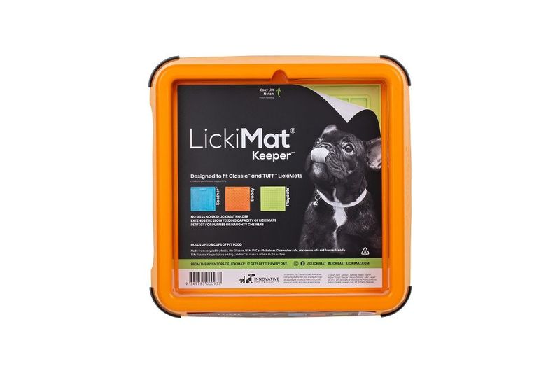 LickiMat - Keeper 🐶 indoor 🐶 orange LickiMat - Keeper 🐶 indoor 🐶 orange
