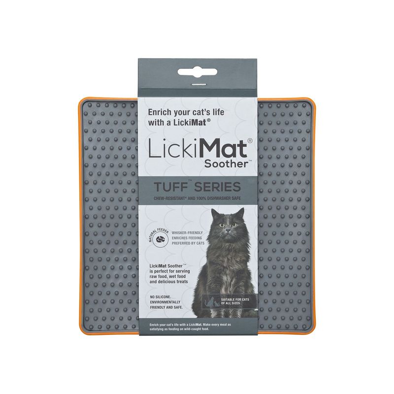 LickiMat - Tuff 🐱 Soother 🐱 orange LickiMat - Tuff 🐱 Soother 🐱 orange