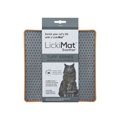 LickiMat - Tuff 🐱 Soother 🐱 orange LickiMat - Tuff 🐱 Soother 🐱 orange