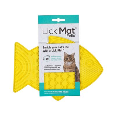 LickiMat - Felix 🐱 yellow LickiMat - Felix 🐱 yellow