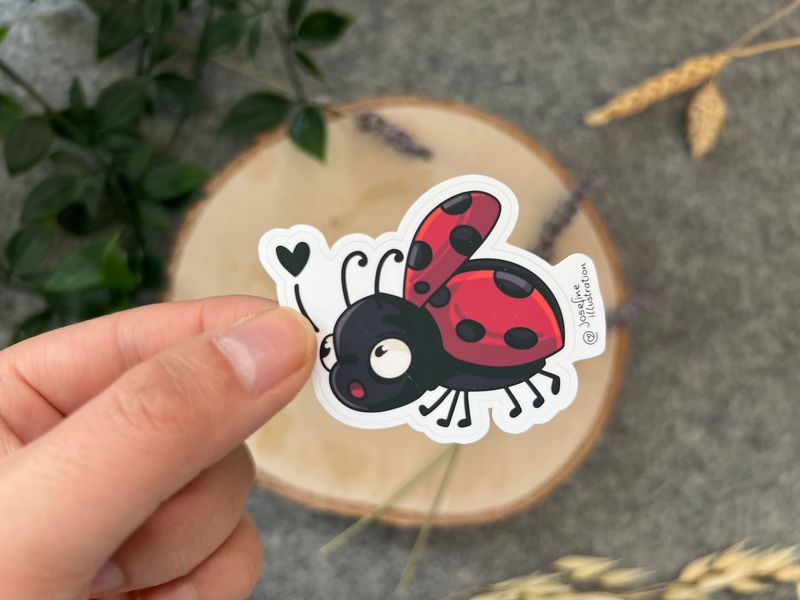 Marienkäfer Lenny- Süßer Vinyl Sticke 