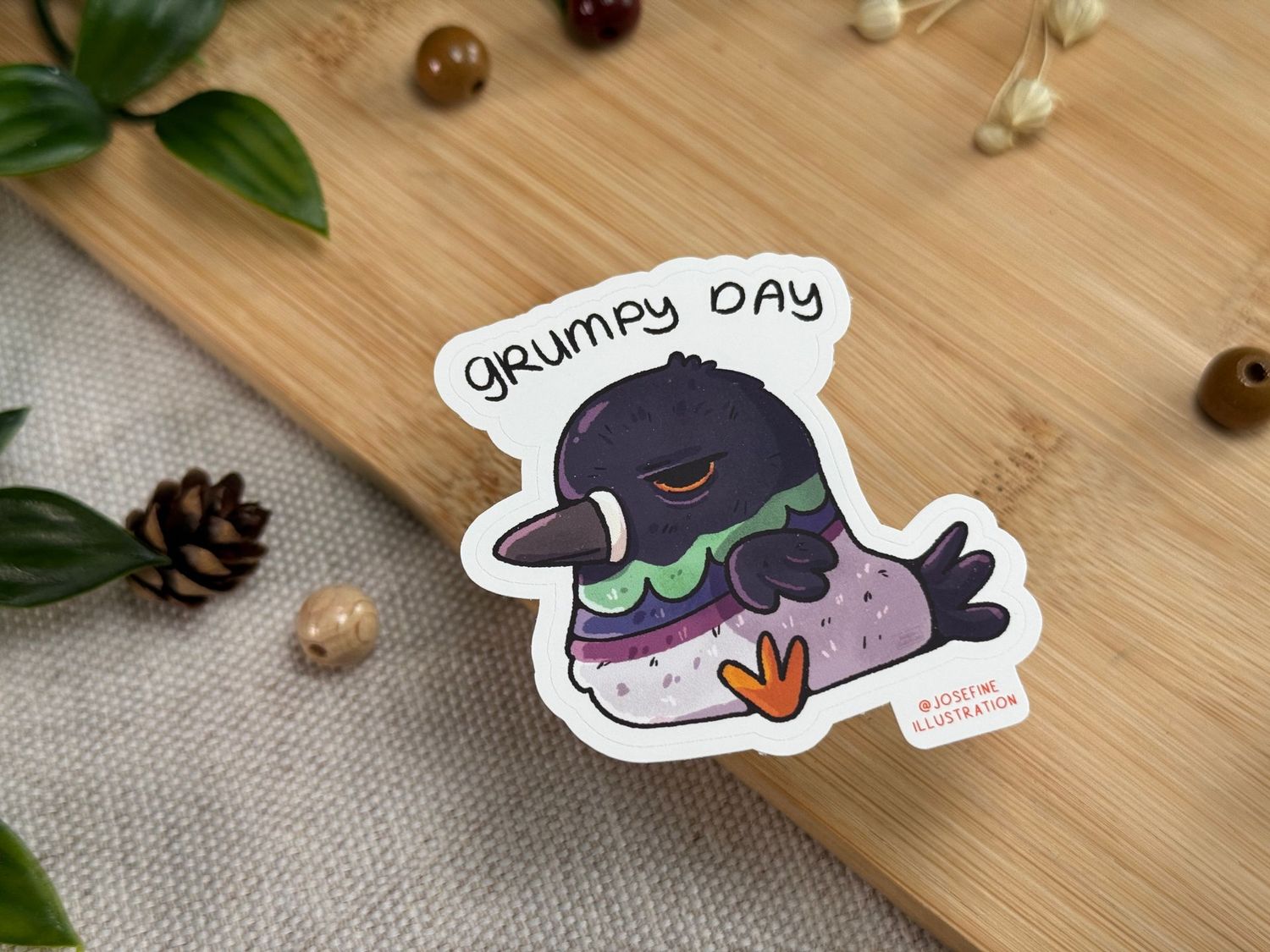 Gurrdrun Grrumpy| Grumpy Day  -  Süßer Vinyl Sticker