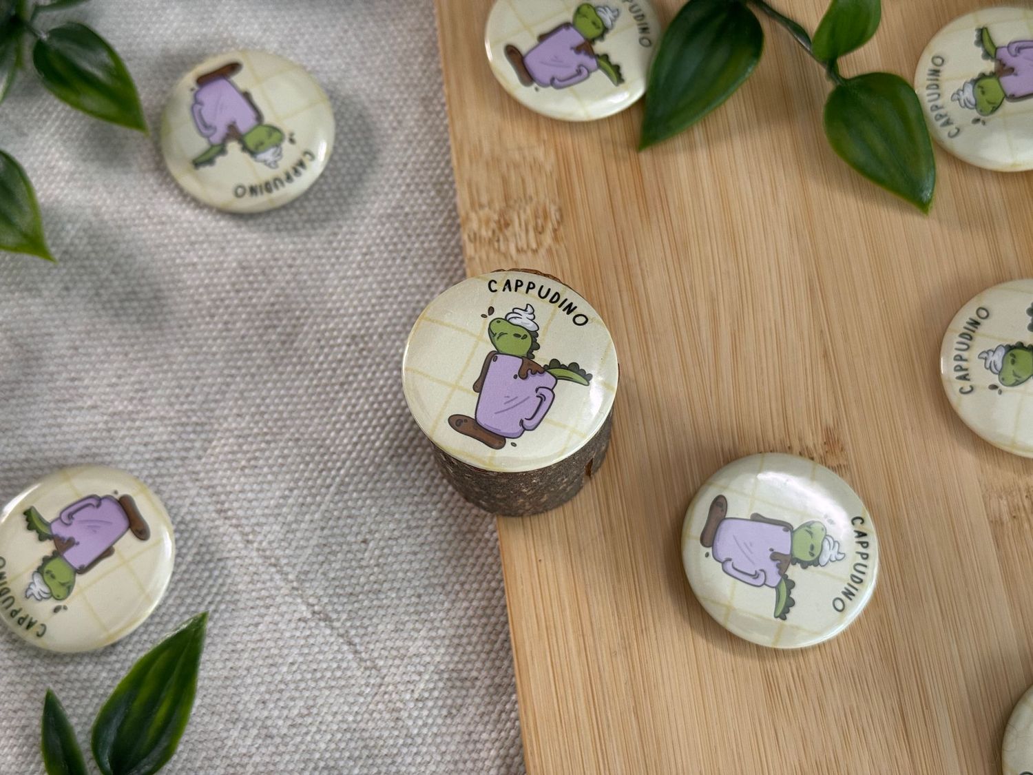 Cappudino Button Größe M