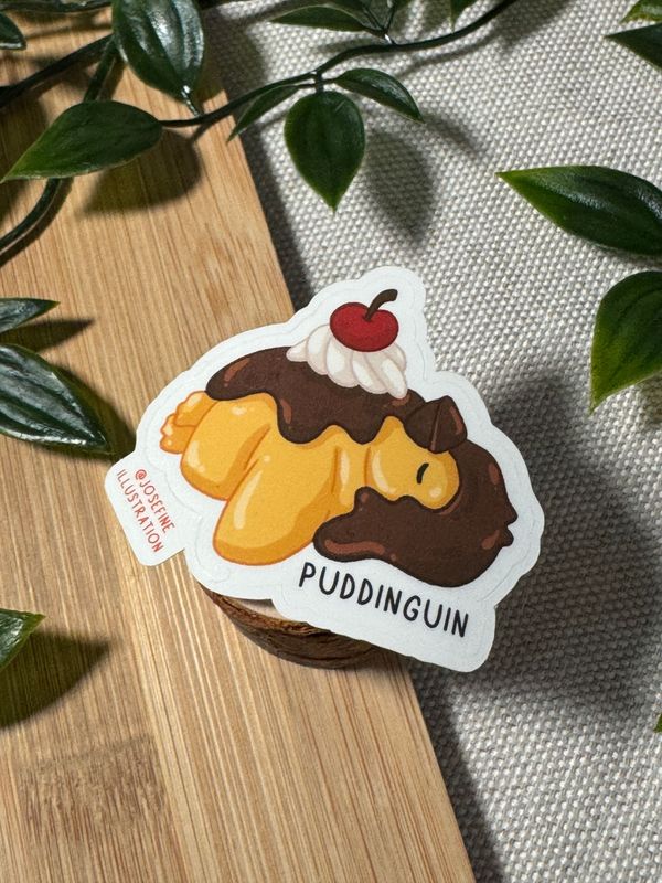 Puddinguin - Süßer Sticker